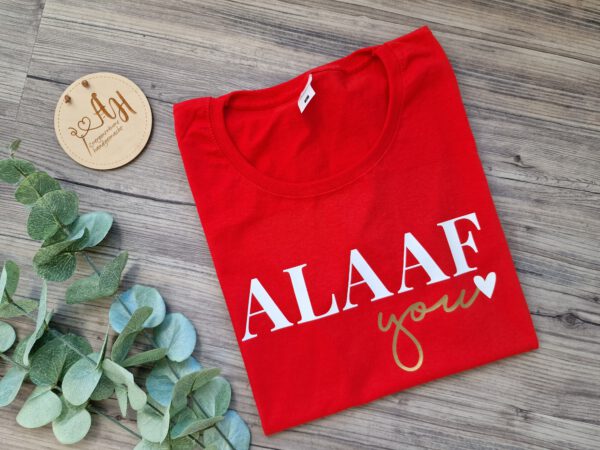 T-Shirt Damen Slim "Alaaf you"