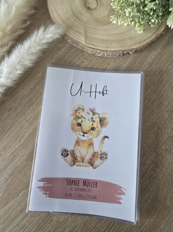 Personalisierte U-Heft-Hülle mit Wunschmotiv und Name *bedruckt* – Bild 12