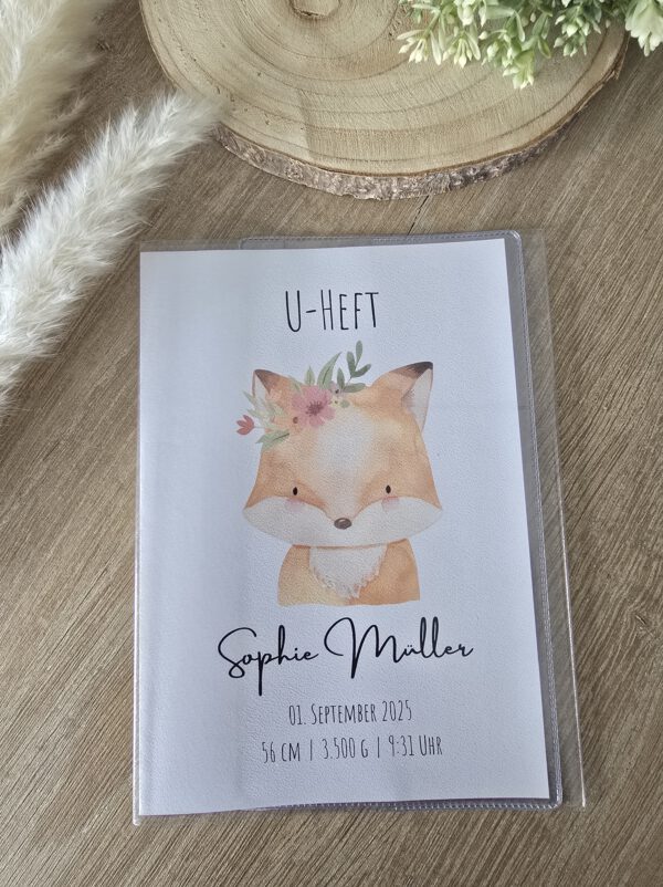 Personalisierte U-Heft-Hülle mit Wunschmotiv und Name *bedruckt* – Bild 10