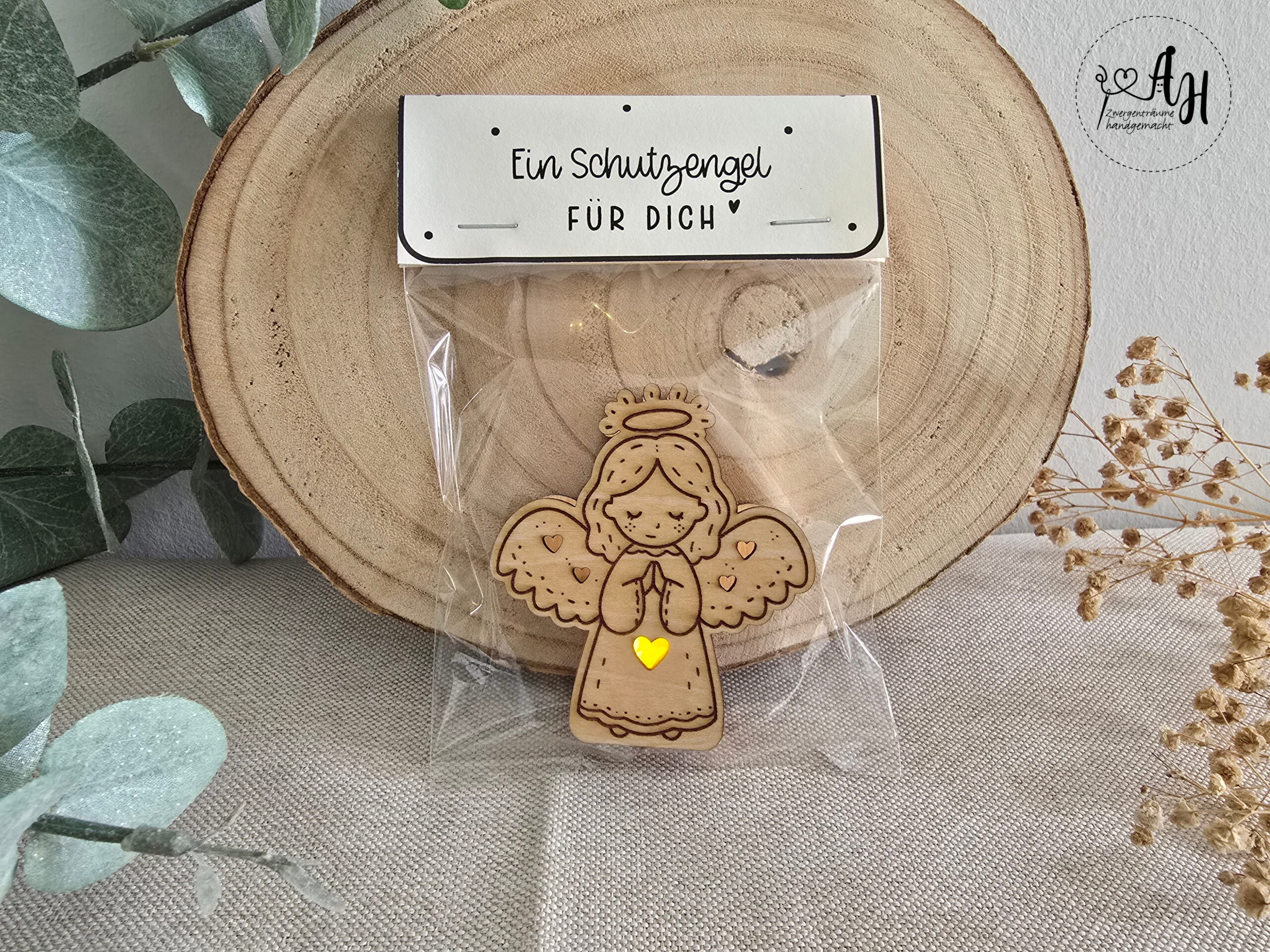 Schutzengel mit Leuchteffekt